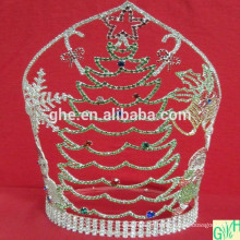 Coroa do Papai Noel de 2014, grande coroa do desfile, tiaras altas para animais à venda